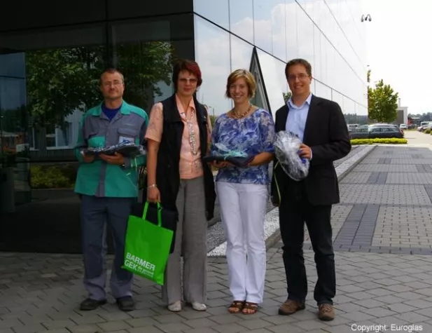 EUROGLAS macht sich fit: Betriebliches Gesundheitsmanagement für Bewegung und gesunde Ernährung Bild: EUROGLAS macht sich fit: Betriebliches Gesundheitsmanagement für Bewegung und gesunde Ernährung