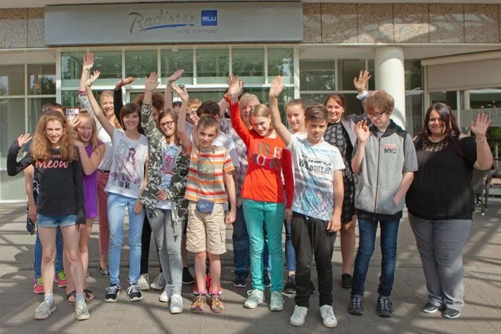 Bild: Schüler-Projekttage im Radisson Blu Hotel, Dortmund