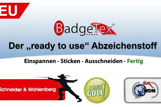 BadgeTex - der ready to use Abzeichenstoff Bild: BadgeTex - der ready to use Abzeichenstoff