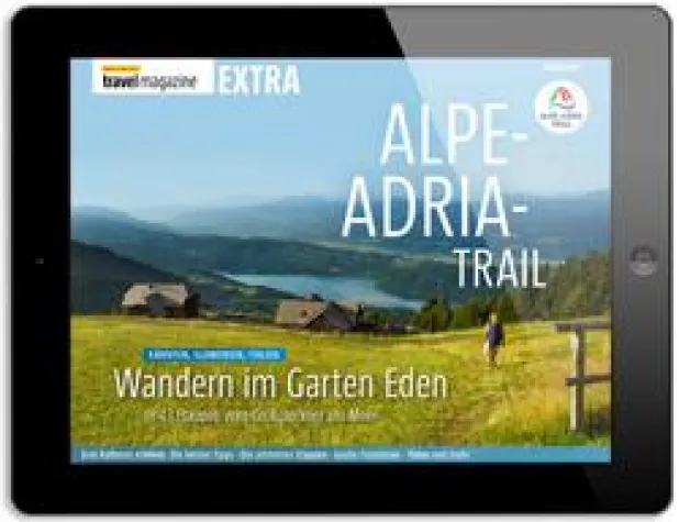 Bild: Sonderausgabe "Alpe-Adria-Trail" des MARCO POLO travel magazine erschienen