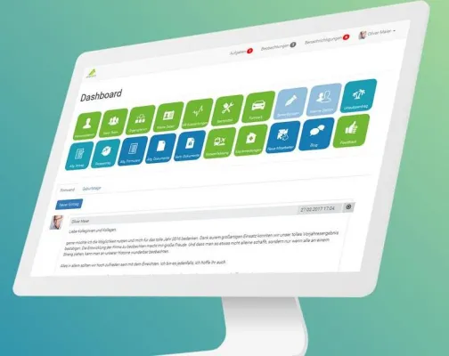 Bild: Aventini präsentiert App-Store für Personalmanagement der Zukunft auf Zukunft Personal in Köln