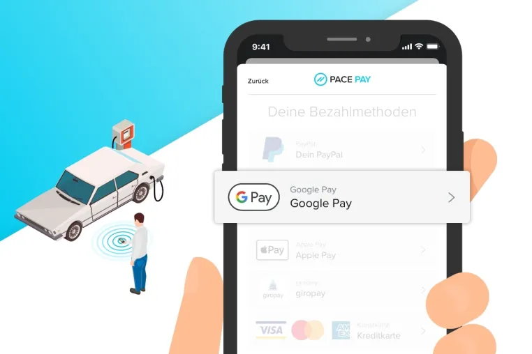 Bild: Tank-App PACE Drive führt beliebte Zahlmethode Google Pay ein