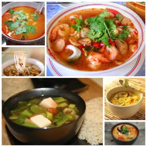 Bild: Die asiatische Küche - Thailändische Suppen