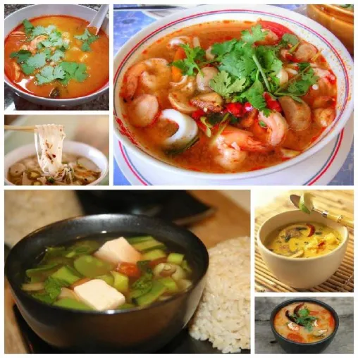 Die asiatische Küche - Thailändische Suppen Bild: Die asiatische Küche - Thailändische Suppen