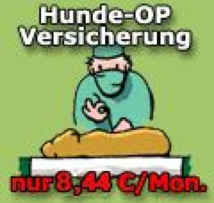 Hunde OP Krankenversicherung bereits ab 8,44 Euro