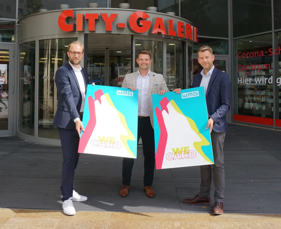 v.l. Jens Hofschröer, Andreas Schwarzkopf, Dennis Weilmann (© WMG Wolfsburg)