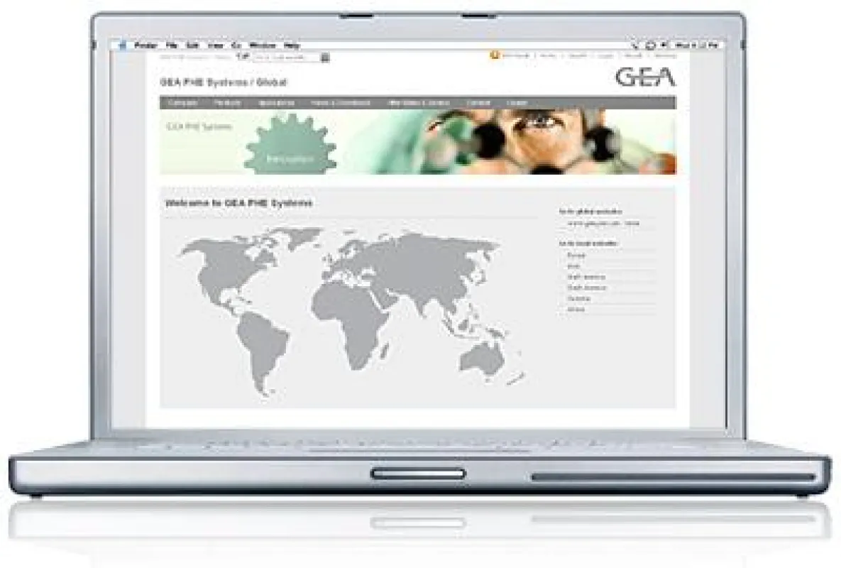 Screenshot der globalen Einstiegsseite