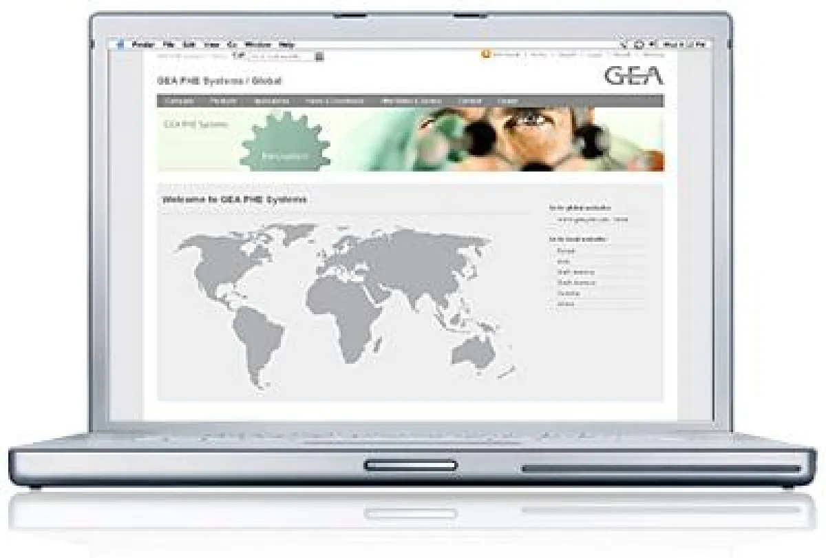 Screenshot der globalen Einstiegsseite
