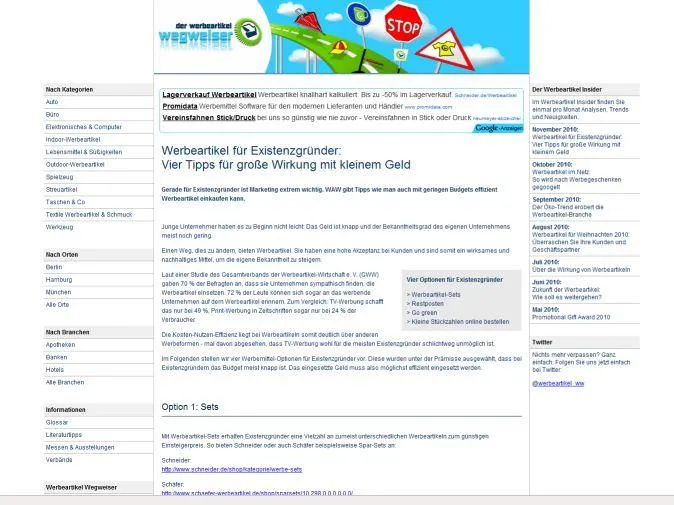 Bild: Wie finden Existenzgründer kostengünstige Werbeartikel? Der Werbeartikel Insider zeigt vier Strategien auf