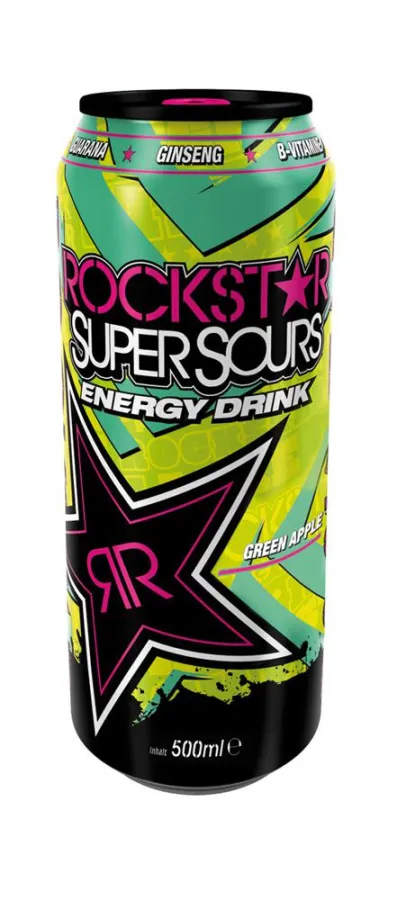Rockstar SuperSours Green Apple