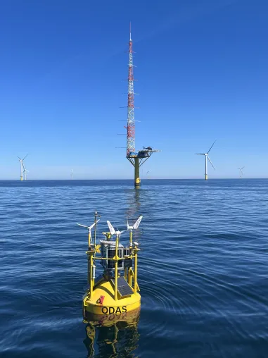 Bild: Fraunhofer IWES setzt zwei Lidar-Systeme der nächsten Generation auf Wind-Lidar-Boje ein