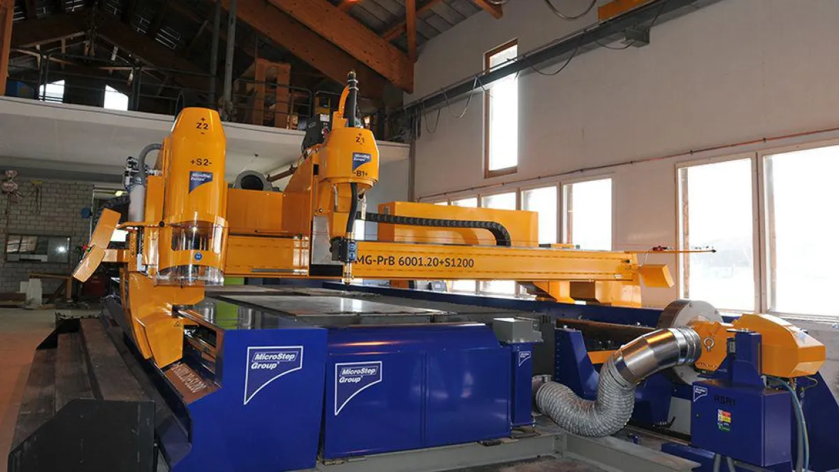 Plasmaschneidanlage von MicroStep bei der X-Metall Innertkirchen AG
