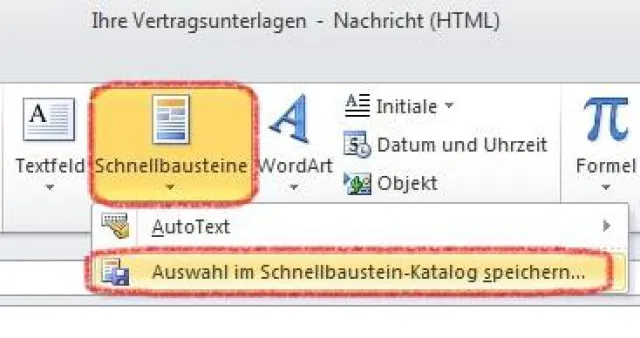 Bild: Wie arbeite ich in Outlook mit eigenen Textbausteinen? - Der QualityHosting Outlook-Tipp