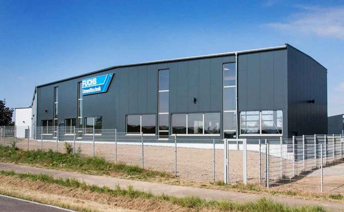 Der neue Erweiterungsbau am Firmensitz in Staig-Steinberg