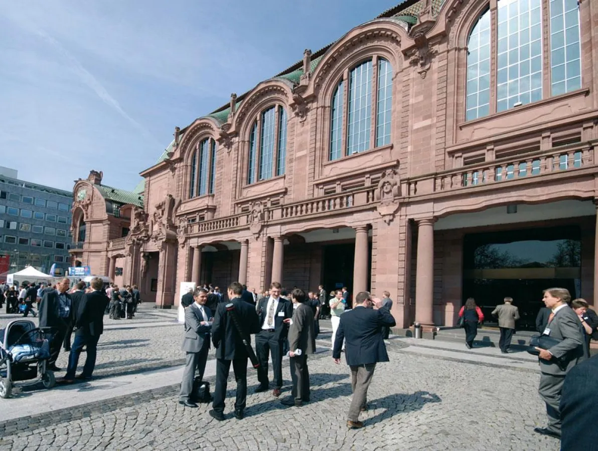 Das Congress Center Rosengarten in Mannheim (m:con/Foto: Sven Bratulic)
