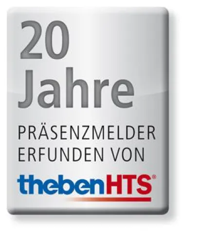 Theben feiert „20 Jahre Präsenzmelder. Das Original – von ThebenHTS.“ Bild: Theben feiert „20 Jahre Präsenzmelder. Das Original – von ThebenHTS.“