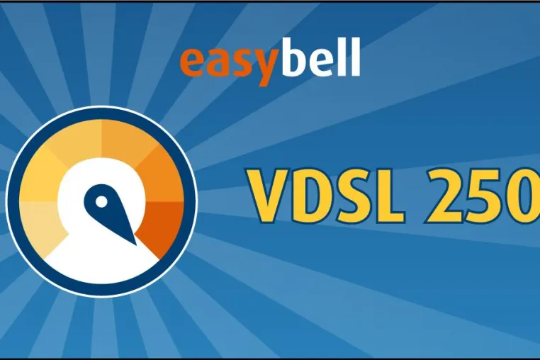 easybell bietet schnelleres VDSL mit 250 Mbit/s an Bild: easybell bietet schnelleres VDSL mit 250 Mbit/s an