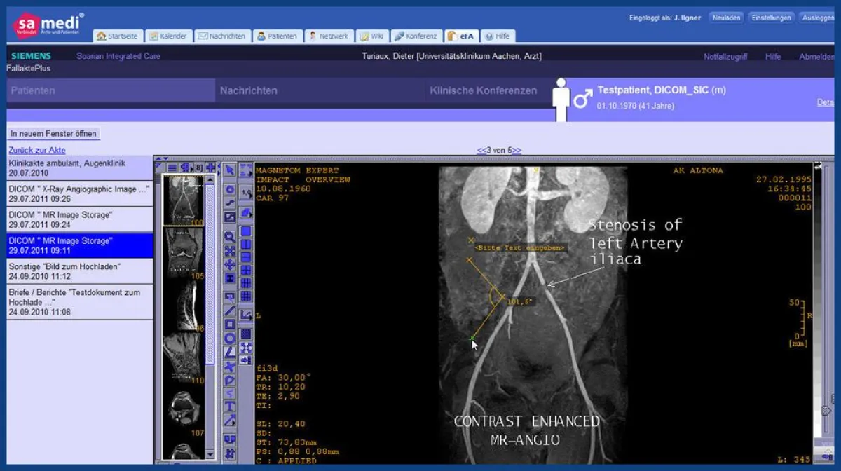 Die elektronische FallAkte bei samedi © samedi GmbH