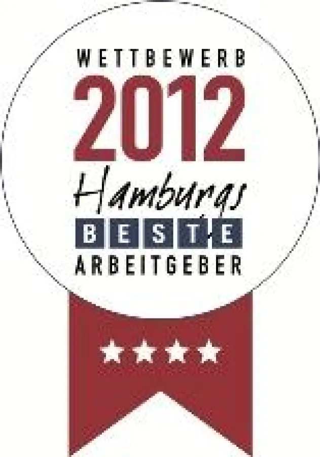 „Hamburgs beste Arbeitgeber 2012“ Vier-Sterne-Award