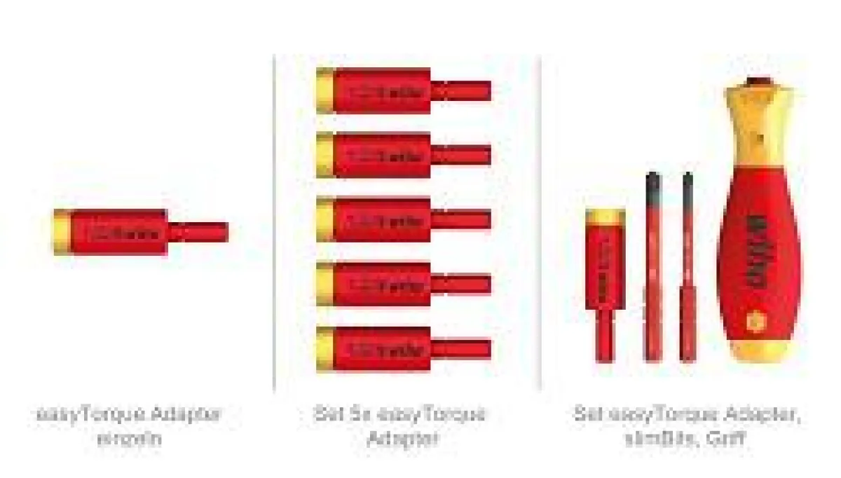 Die neuen easyTorque Adapter sind einzeln erhältlich oder in Set-Lösungen