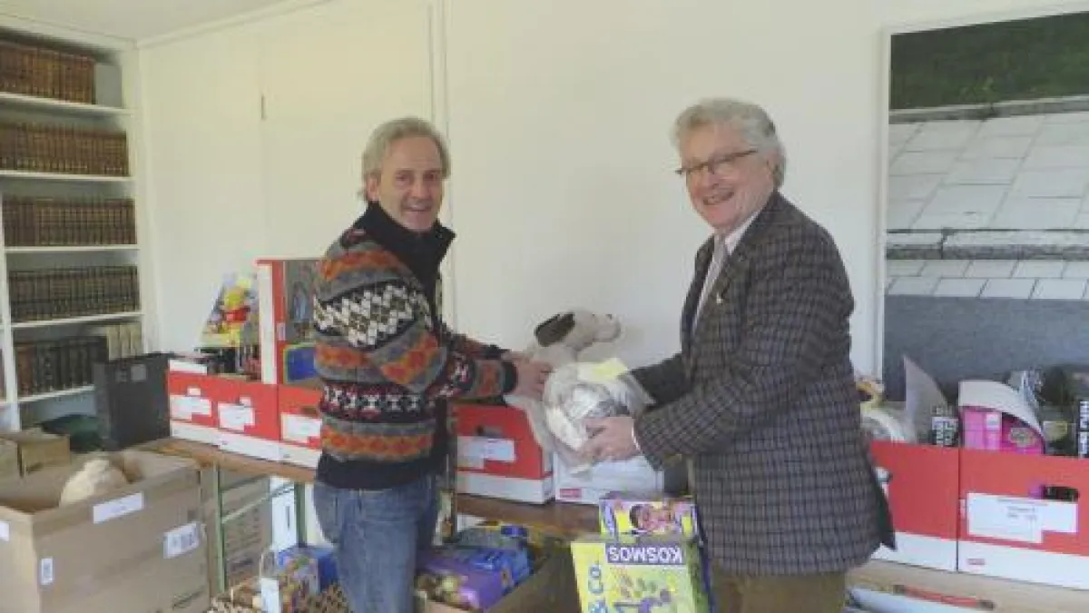 Weihnachtsgeschenke für Heimkinder