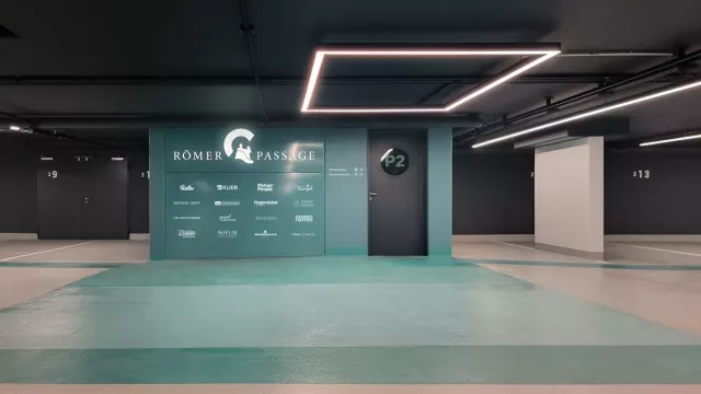 Bild: kplus konzept verleiht dem Parkhaus der Römerpassage in Mainz ein neues Gesicht