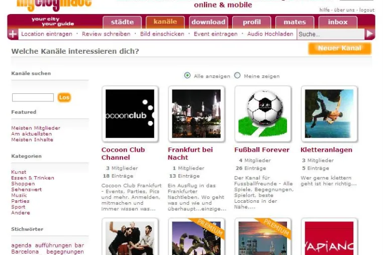 Neuer Service von mycitymate: Multi-Media Themen ‚Kanäle’ - Starkes mobiles Marketing für Gewerbetreibende Bild: Neuer Service von mycitymate: Multi-Media Themen ‚Kanäle’ - Starkes mobiles Marketing für Gewerbetreibende