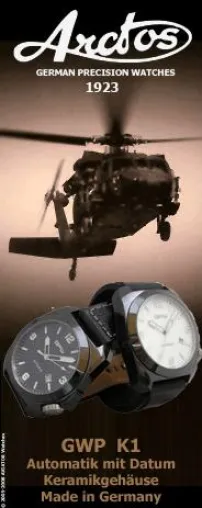 AVIATOR Watches - Arctos Elite Uhren mit Keramik Gehäuse Bild: AVIATOR Watches - Arctos Elite Uhren mit Keramik Gehäuse