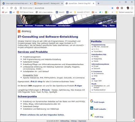 Bild: Für 2020 kündigt die PHP-Software-Schmiede dcons23.de weitere neue Produkte und Services an.