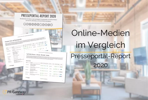 Bild: Der Presseportal-Report 2020 ist das optimale Werkzeug für Ihre Medienarbeit