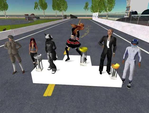 Bild: Second Life: Yetrates Bates weiterhin ungeschlagen auf dem MyControl Speedway