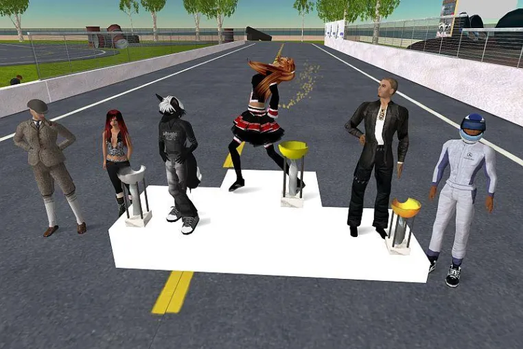 Bild: Second Life: Yetrates Bates weiterhin ungeschlagen auf dem MyControl Speedway