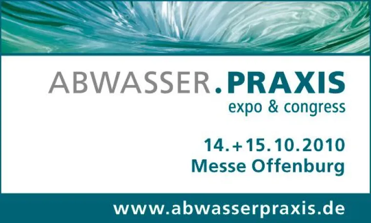 Bild: Neues Messeformat: ABWASSER.PRAXIS - expo & congress