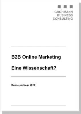 Bild: Ergebnisse der B2B Online Marketing-Umfrage 2014 liegen vor