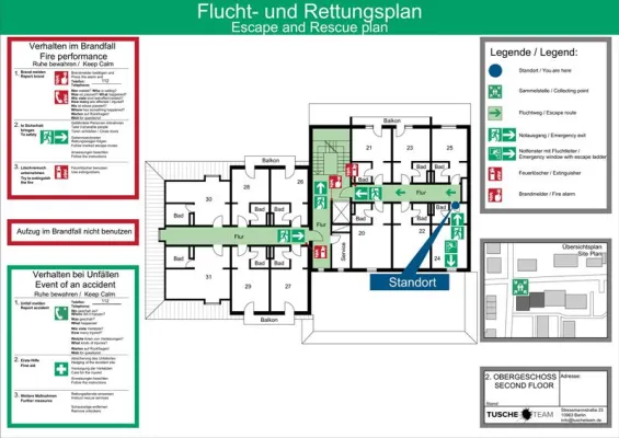 Bild: Schnelle Hilfe für Gebäudebetreiber bei Forderung von Flucht- und Rettungsplänen