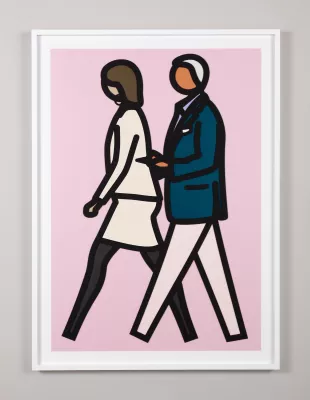 Bild: JULIAN OPIE NEW YORK COUPLE | GALERIE FLUEGEL |