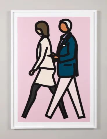 Bild: JULIAN OPIE NEW YORK COUPLE | GALERIE FLUEGEL |