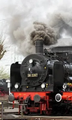 Bild: Volldampf-Betrieb im Eisenbahnmuseum Bochum-Dahlhausen