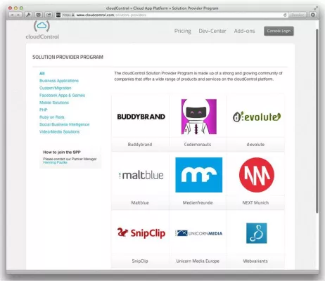 Bild: cloudControl startet Solution Provider Programm