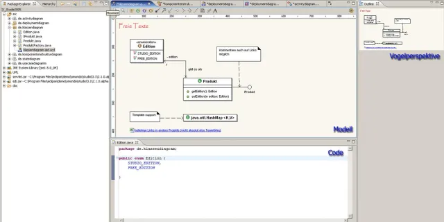 Omondo gibt das neue Release von EclipseUML bekannt Bild: Omondo gibt das neue Release von EclipseUML bekannt