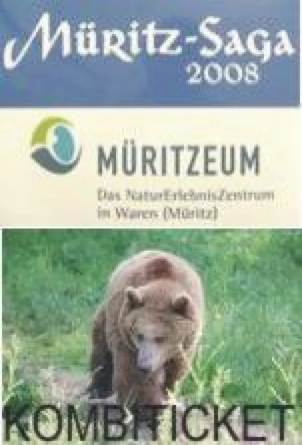 Kombitickets: Müritzeum mit Müritz-Saga und Bärenwald Müritz