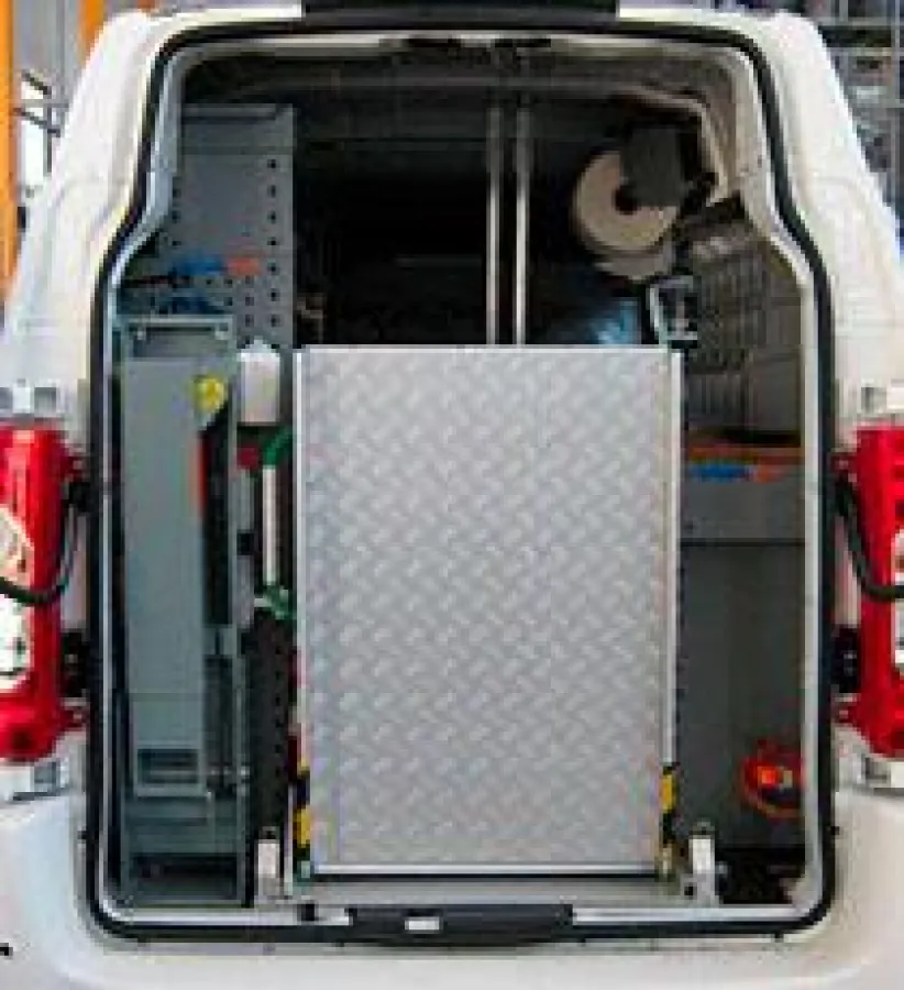 Mobile StoreVan Werkstatt für Heizung und Sanitäranlagen auf dem Fiat Scudo