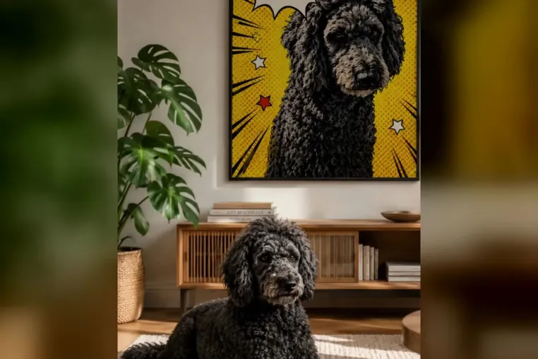 Vom Handyfoto zum Wandbild: Canvarisma macht Haustiere zu Pop-Art-Kunstwerken Bild: Vom Handyfoto zum Wandbild: Canvarisma macht Haustiere zu Pop-Art-Kunstwerken