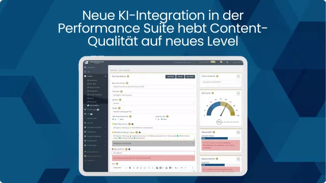 Bild: Neue KI-Funktionen: Die Performance Suite vereinfacht die Erstellung hochwertiger Inhalte