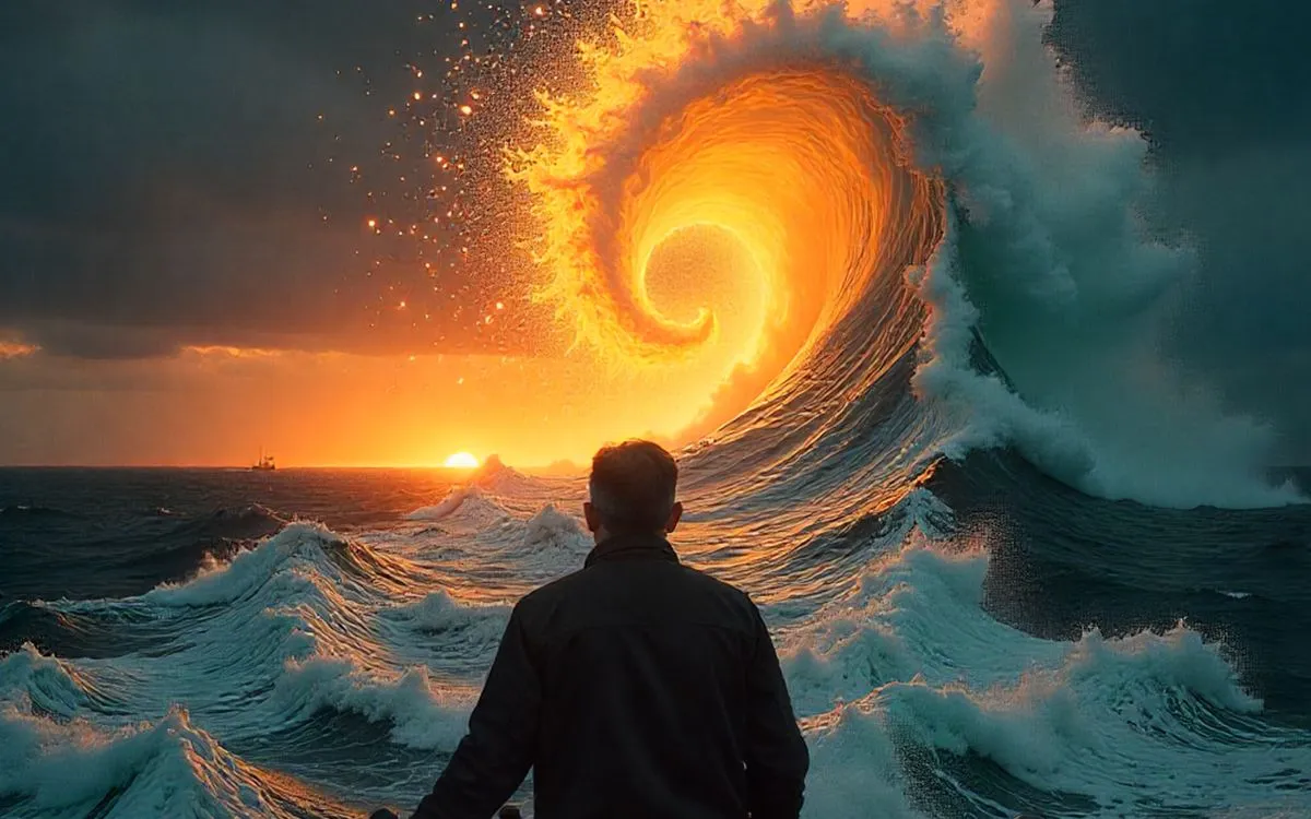 Datenflut (© KI-generiertes Bild)