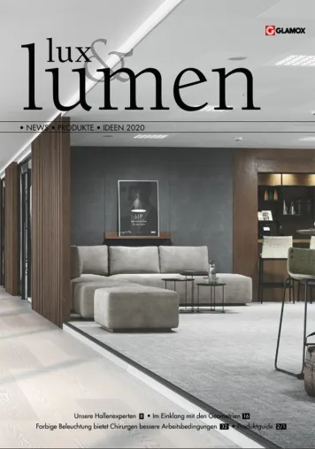 Bild: Neuer Glamox Hauptkatalog lux&lumen 2020 jetzt verfügbar!