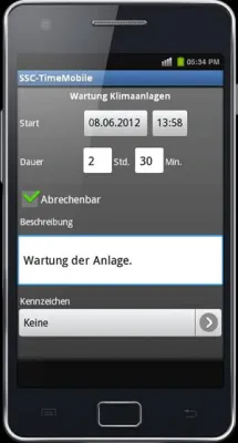 SSC GmbH veröffentlicht Time Mobile for Android in neuer Version 2.0 Bild: SSC GmbH veröffentlicht Time Mobile for Android in neuer Version 2.0
