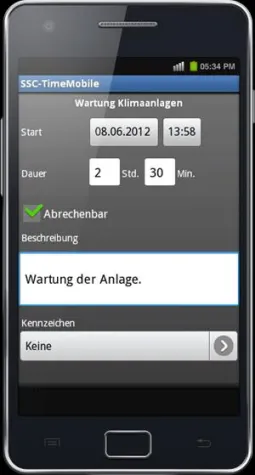 SSC GmbH veröffentlicht Time Mobile for Android in neuer Version 2.0 Bild: SSC GmbH veröffentlicht Time Mobile for Android in neuer Version 2.0
