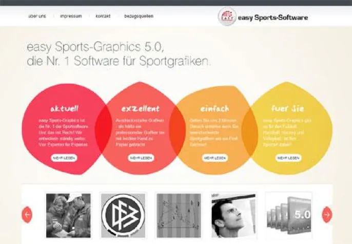 Bild: Neue Produktseite für Trainersoftware