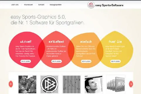 Bild: Neue Produktseite für Trainersoftware